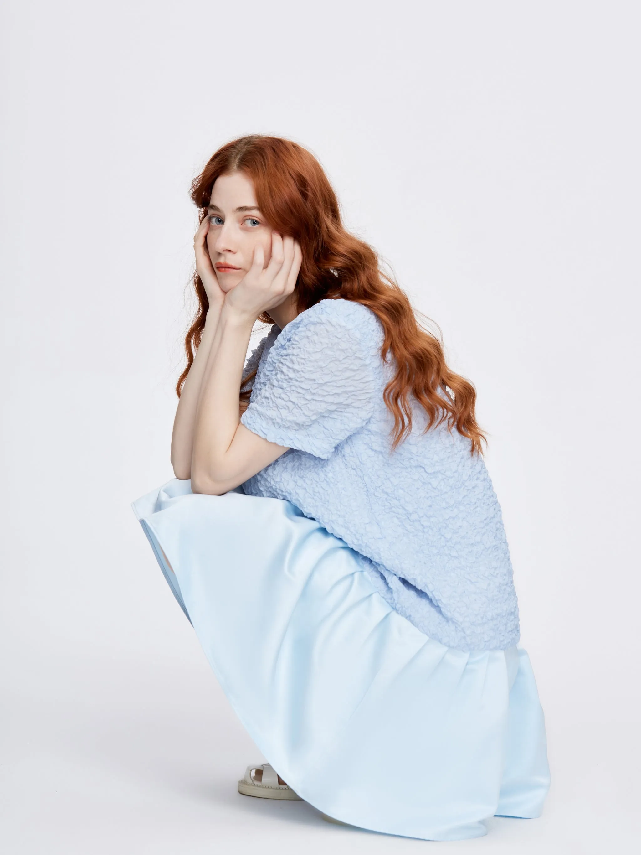 Baby Blue Doll Dress