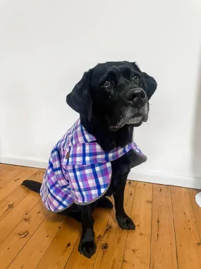 Berry Bliss Flannelette Dog Coat