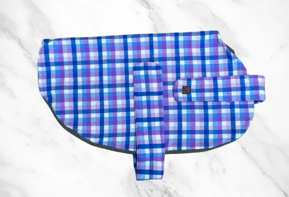 Berry Bliss Flannelette Dog Coat
