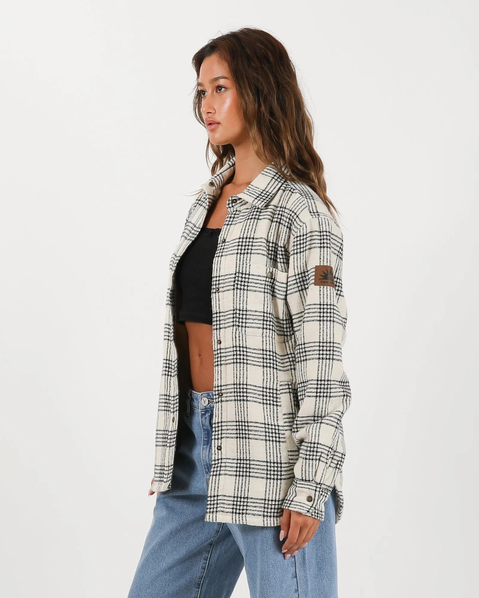 Canyon Sherpa Shacket - Tan