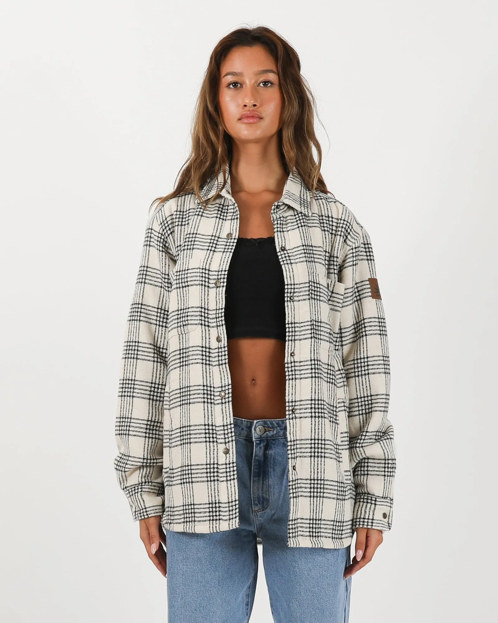 Canyon Sherpa Shacket - Tan