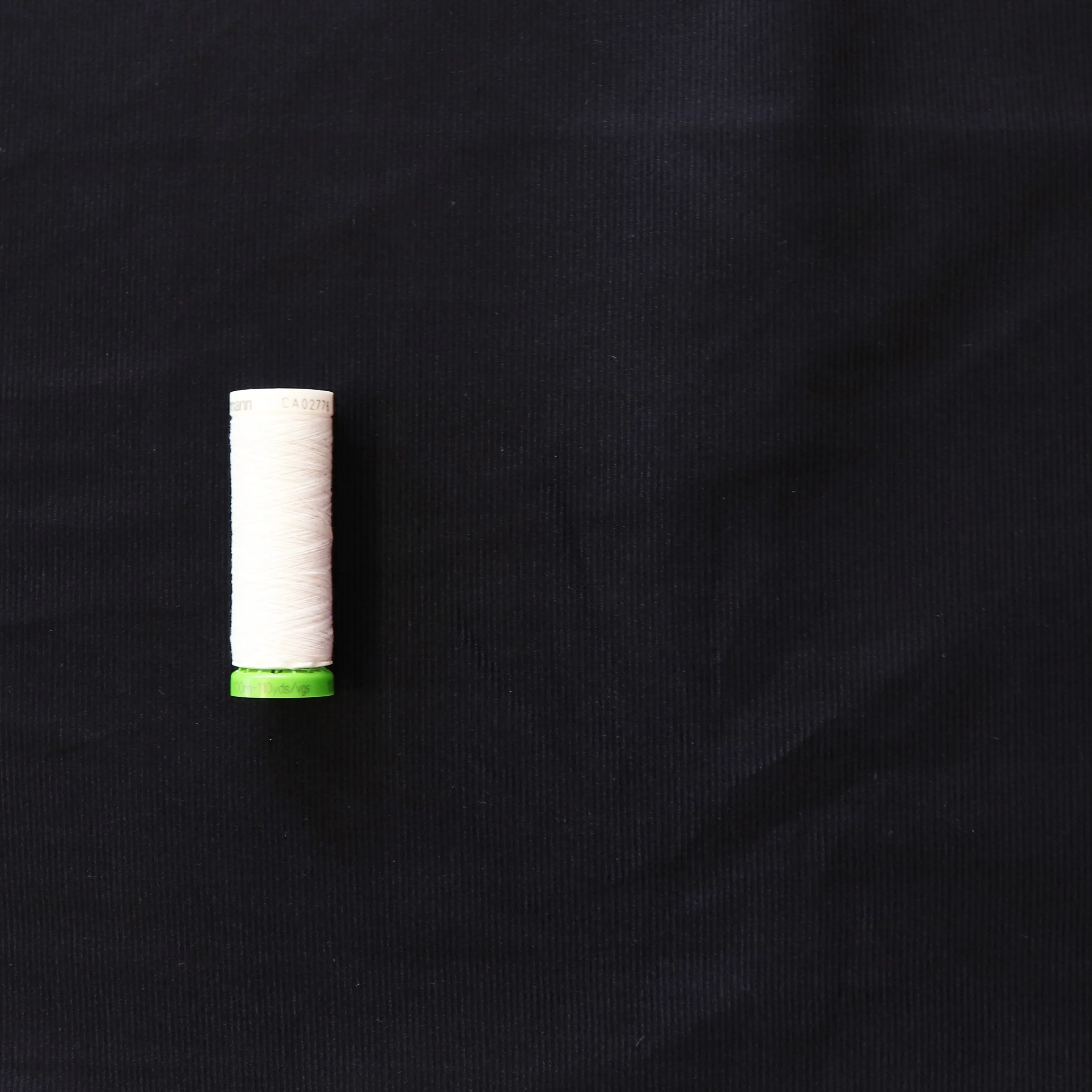 Cotton Needlecord - Navy Blue