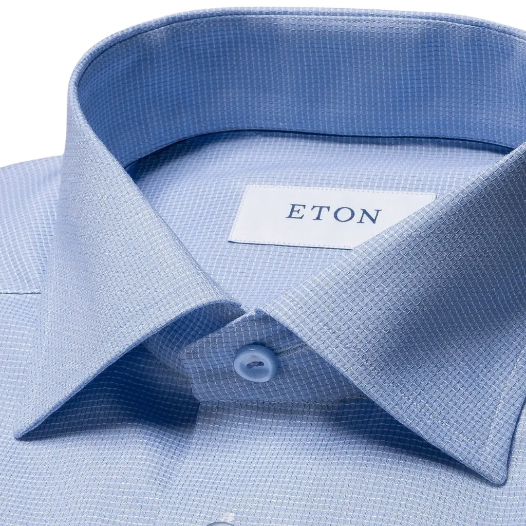 ETON Cutaway Long Sleeve Shirt Single Cuff Classic Fit LIGHT BLUE