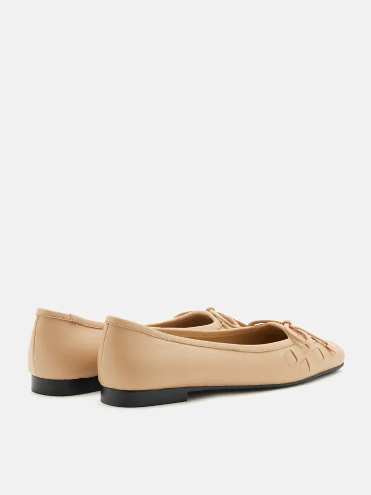 Katelyn Woven Bow Flats
