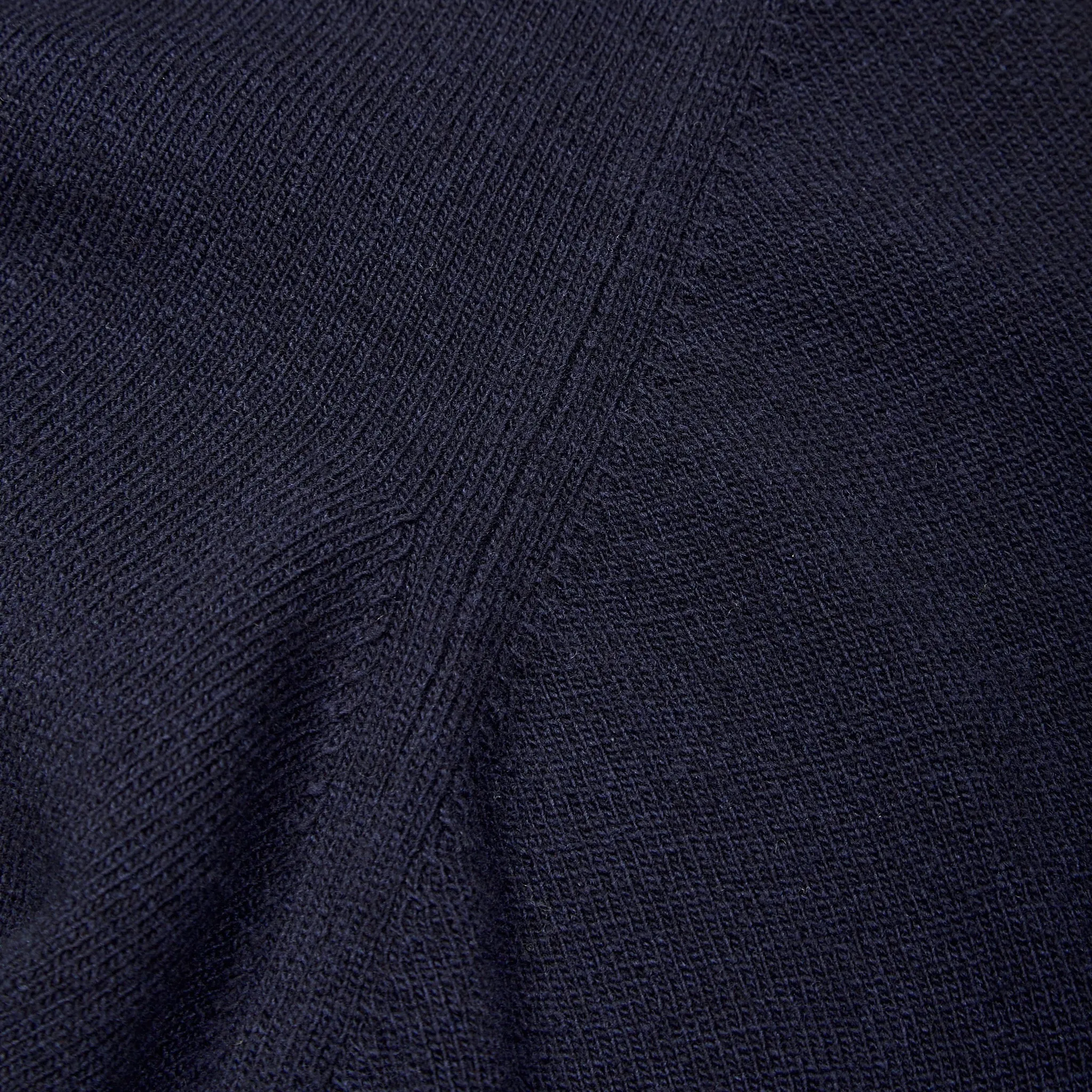 Superfine lambswool crew neck in navy
