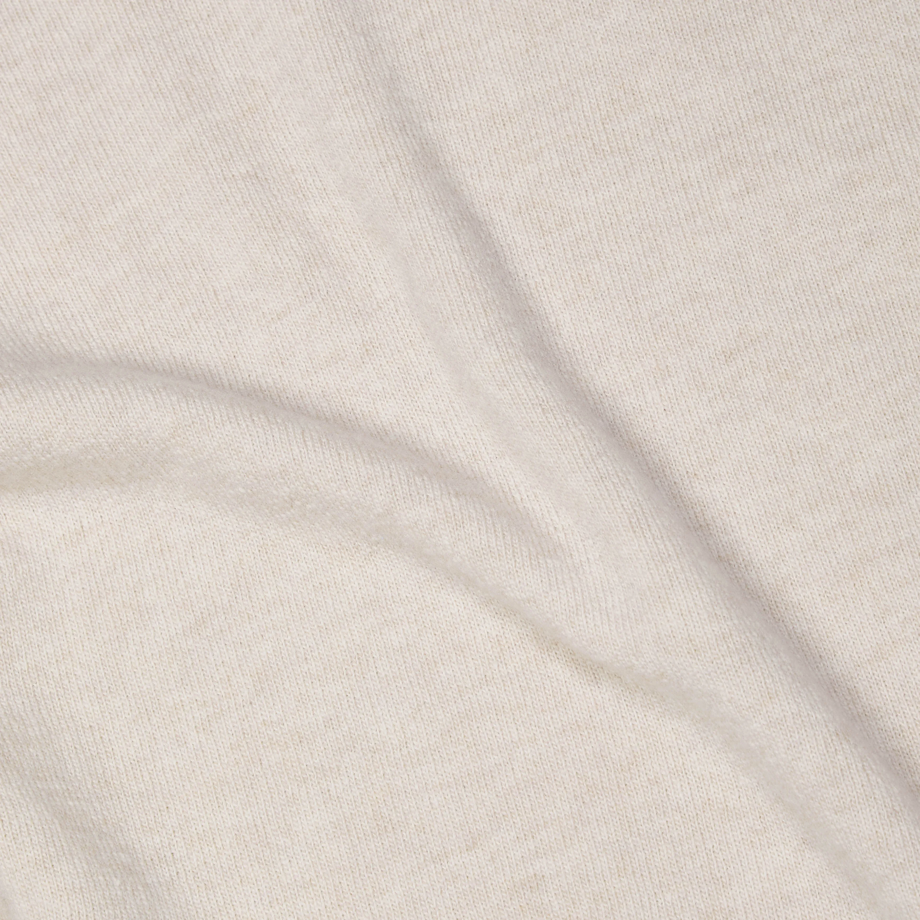 Superfine lambswool crew neck in oatmeal