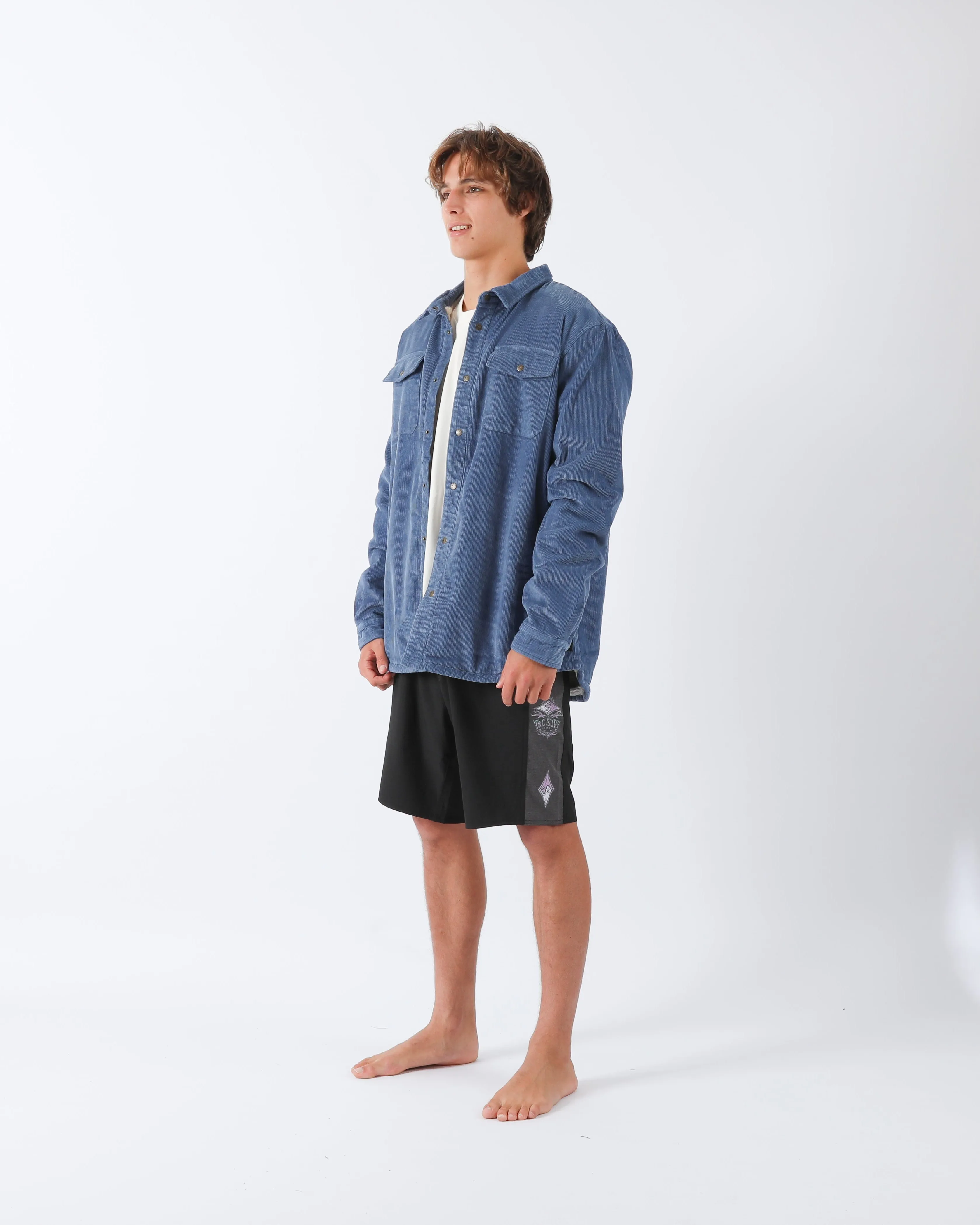The Ranch Cord Jacket - Cobalt